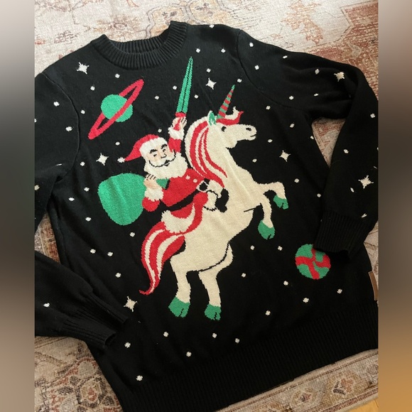 Tipsy Elves youth holiday ugly Christmas sweater - Picture 3 of 5